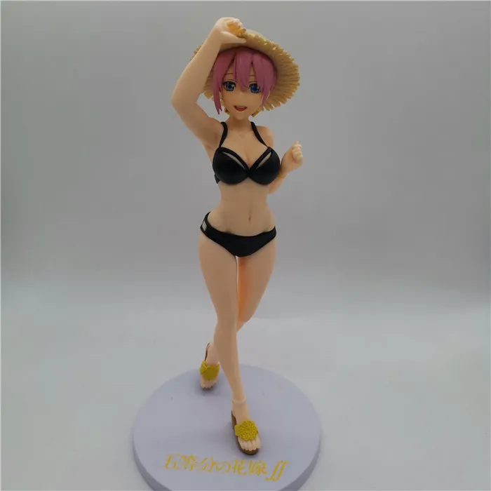 Figurine originale japonaise anime The Quintessential Quintuplets Nakano Ichika maillot de bain ver figurine d'action jouets modèles de collection