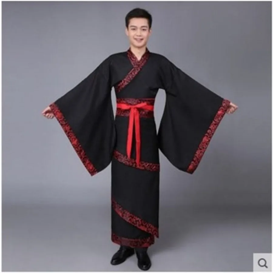 Men Woman Stage Dance Dress Chinese Traditional Costumes New Year  Tang Suit Performance Hanfu Female Cheongsam