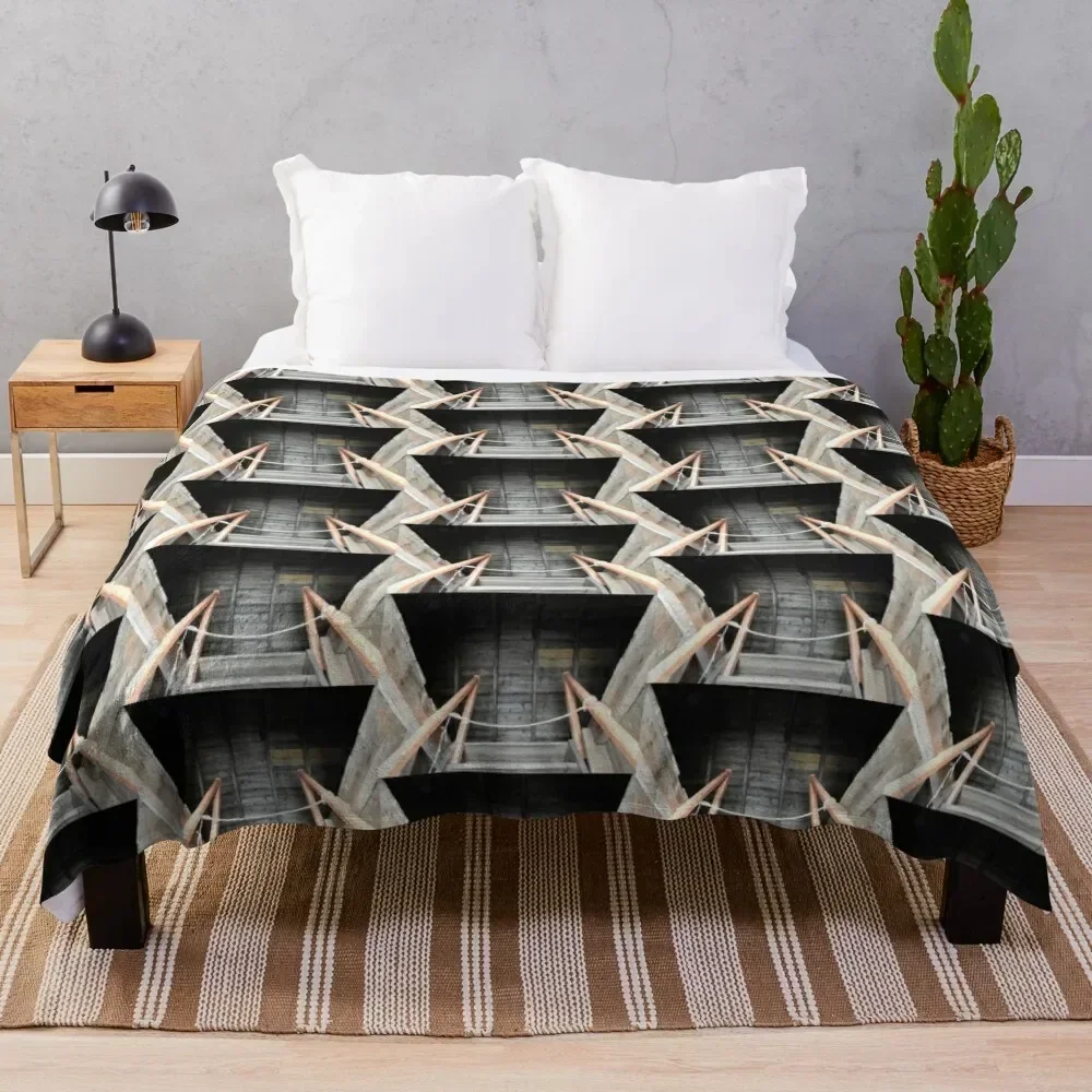 

Whitehouse, Blackhouse Village, Arnol, Isle of Lewis Throw Blanket halloween Travel Bed linens blankets ands Blankets