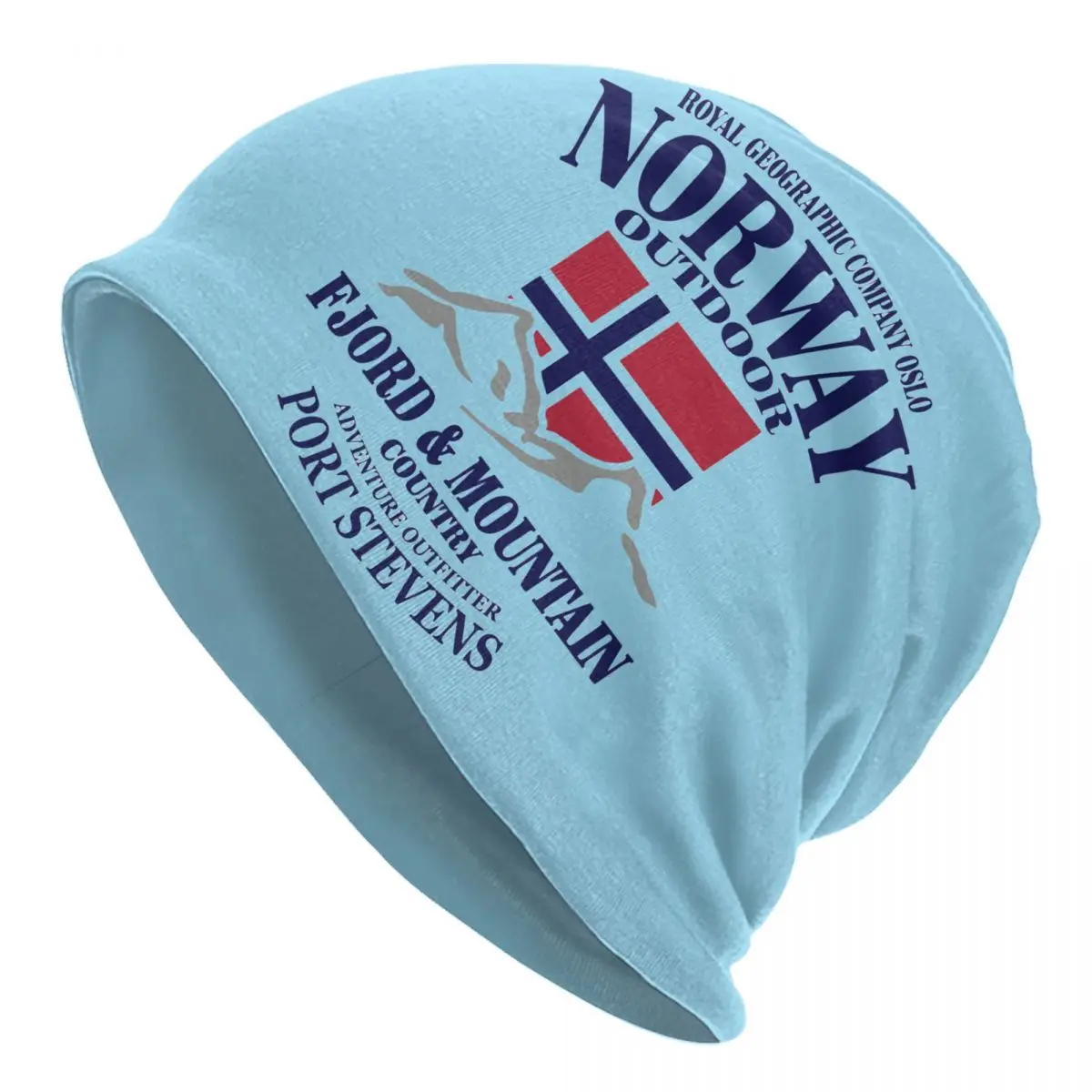 

Custom Norway Flag Bonnet Hats Street Knitting Hat For Women Men Warm Winter Fjord Mountain Skullies Beanies Caps