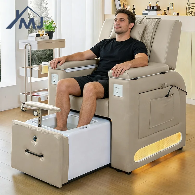 

Кресло для маникюра и педикюра с электрическим массажем и безтрубной системой для салонов красоты