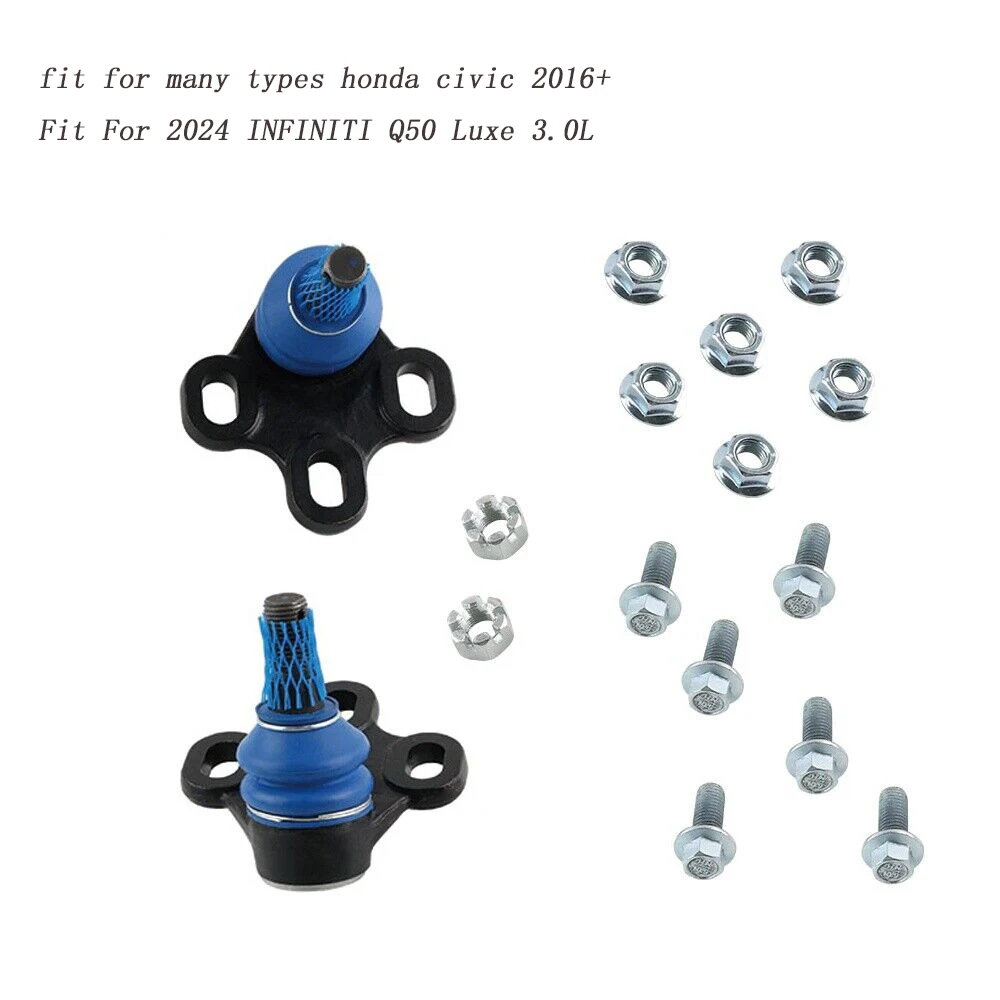 Lower  Camber Ball Joints Front Camber Adjuster kit Fit For For 2016-20 Honda Civic X FC FK SI RS  17-20 type R sport Touring