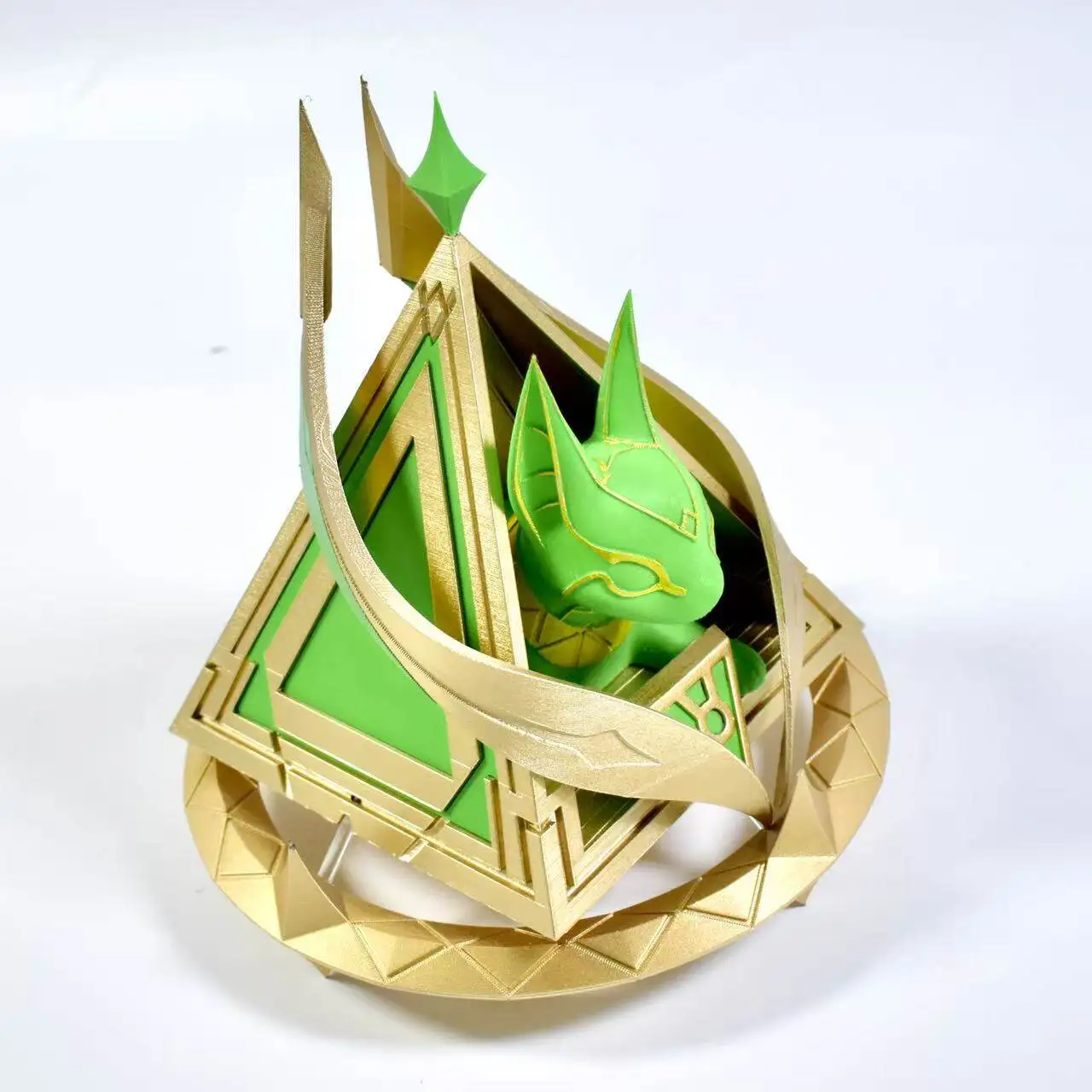 Genshin Impact Nahida 64 Phase Pyramid Cat Deluxe Handheld Cosplay Prop for Halloween and Cosplay Events