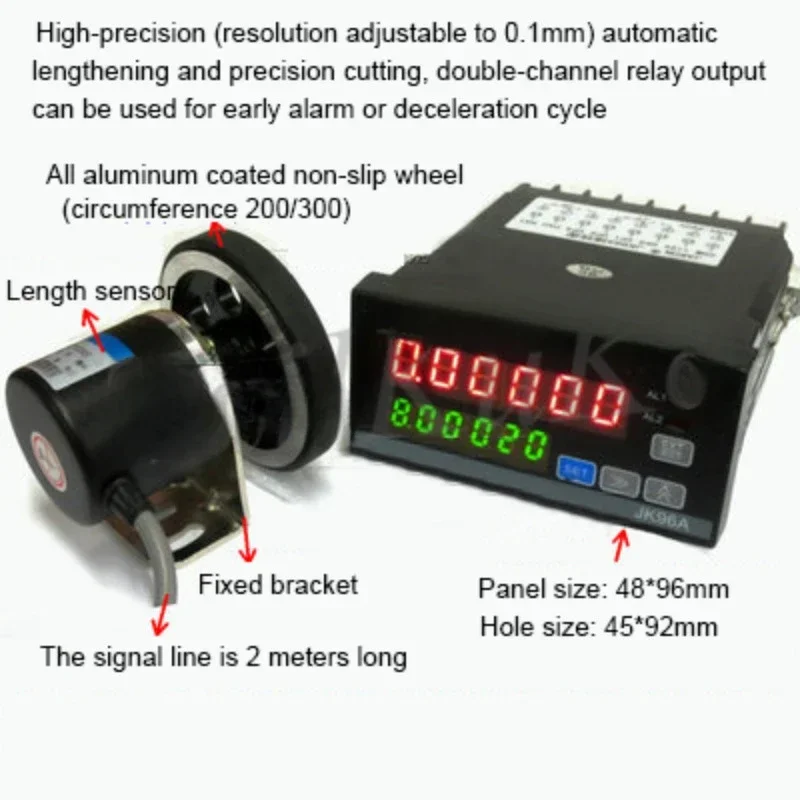 Contatore contatore digitale doppio elettronico intelligente ad alta precisione JK76 con controller motore passo-passo encoder