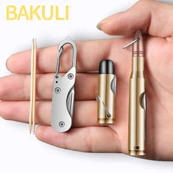 BAKULI Mini Folding Knife! Portable with hook! Easily responds to cutting needs that arise at any time!