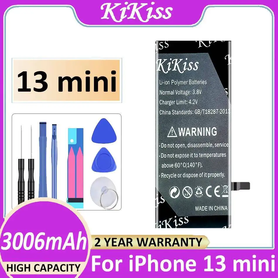 

For Apple Iphone 13 Mini Environmentally Friendly Mobile Phone Battery 3006Mah