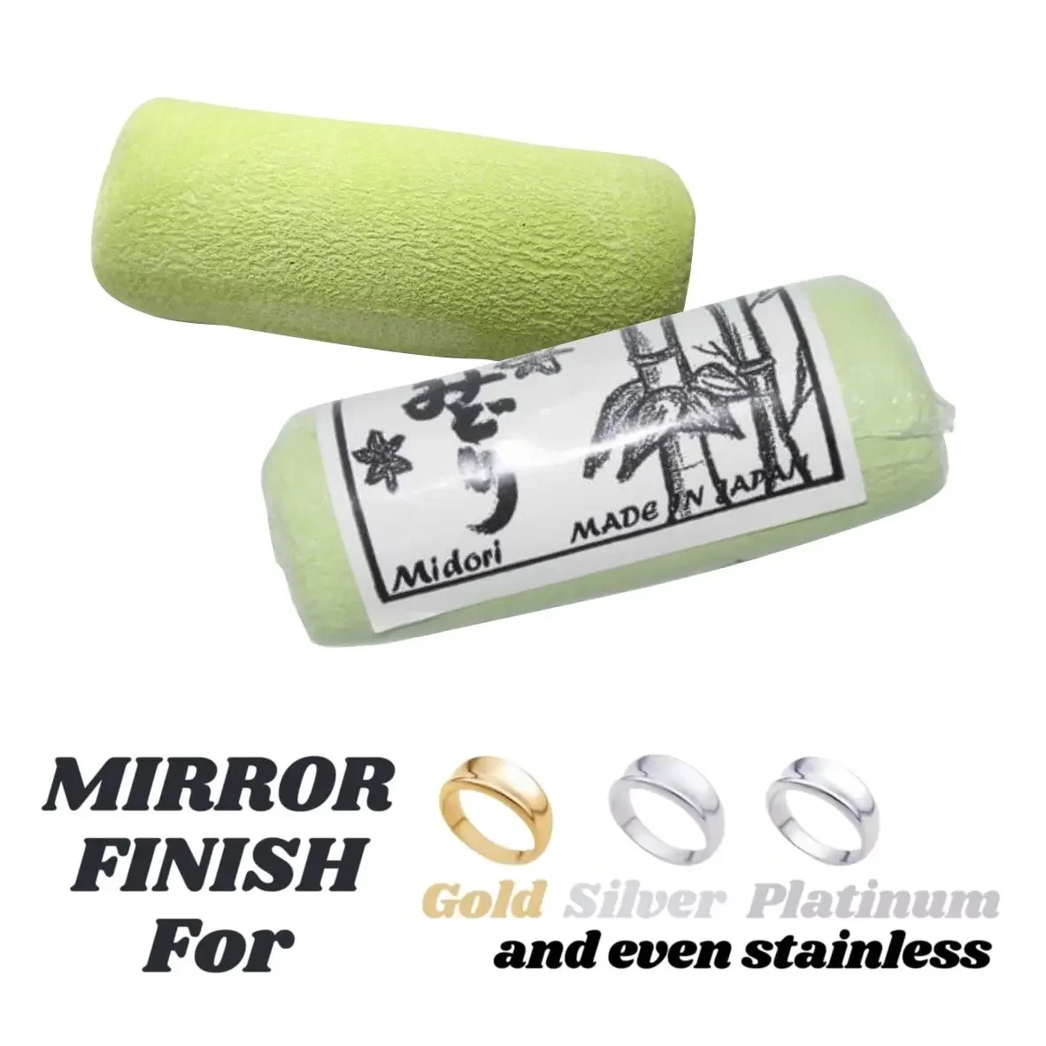 Midori Polishing Compound Mirror Finish Luster Platinum Gold Silver Stainless Steel Watch Metals Luxury Jewelry Polishing Tools
