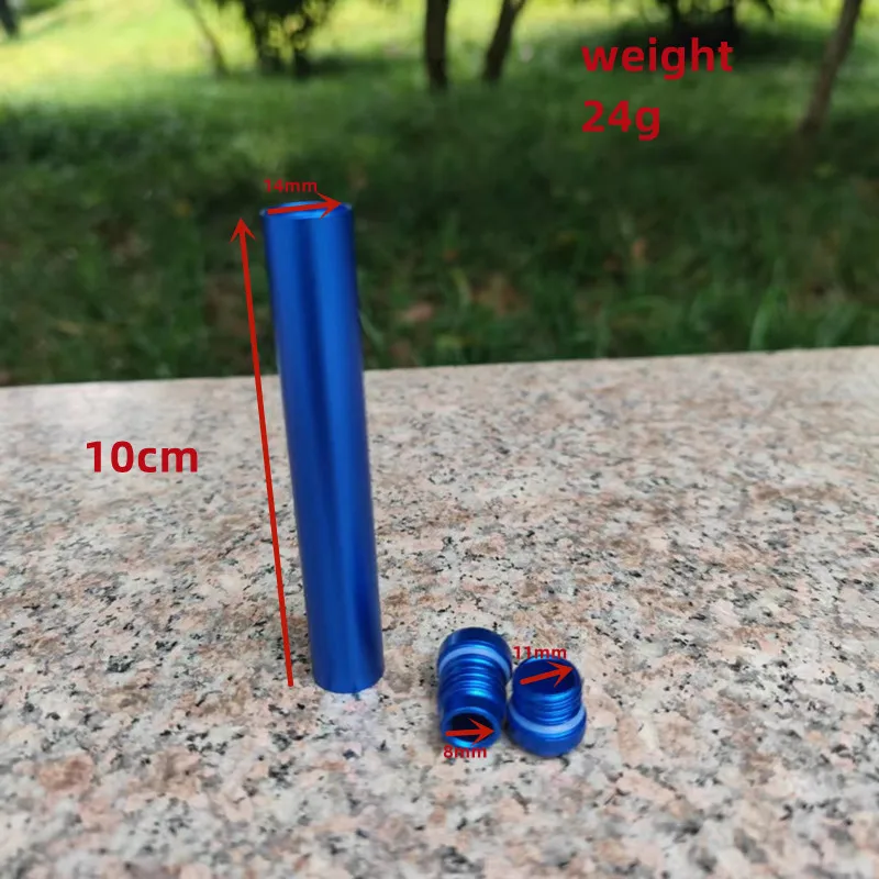 1pcs Multi Color Aluminum Alloy Cigarette Case Waterproof Cigarette Case Pill Toothpick Capsule Holder Gift For Men