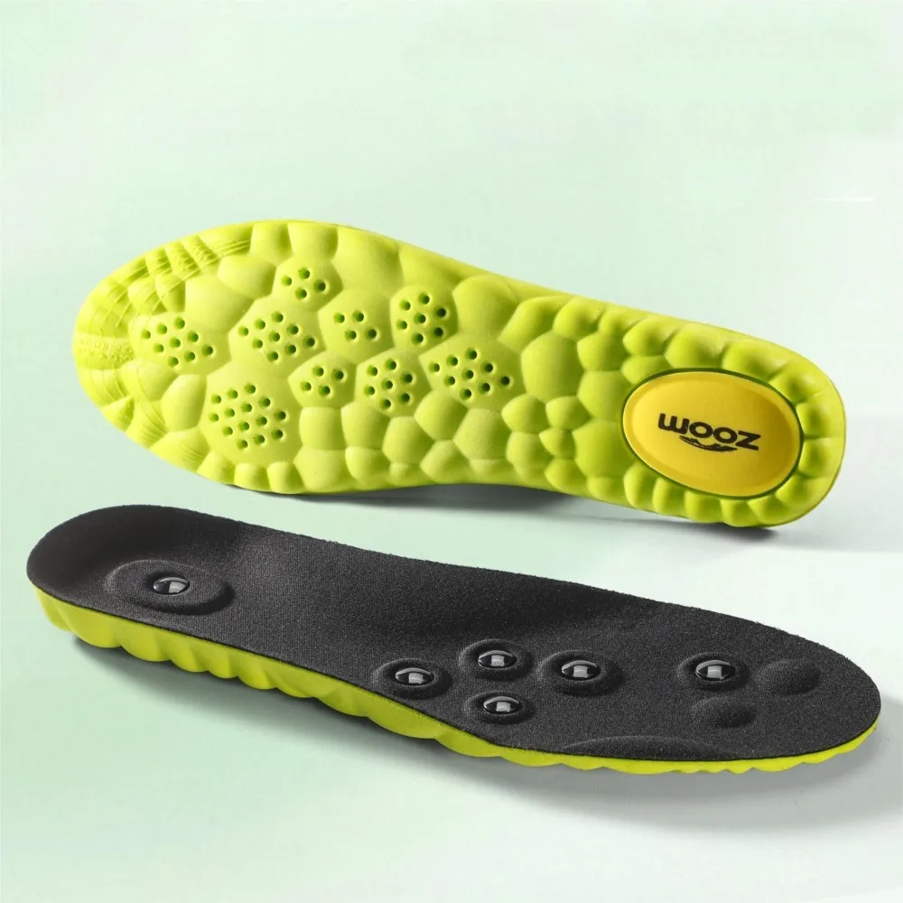 Arch Insoles Foot Magnetic Acupoint Massage 4D Antibacterial Deodorizing Shock Absorption Breathable Sweat-absorbing Insoles