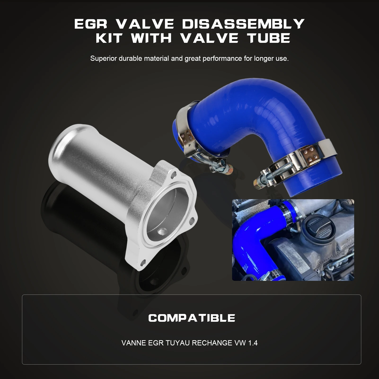

EGR Valve Removal Kit for VW Audi Seat Skoda with 1.4 1.9 TDI Engines