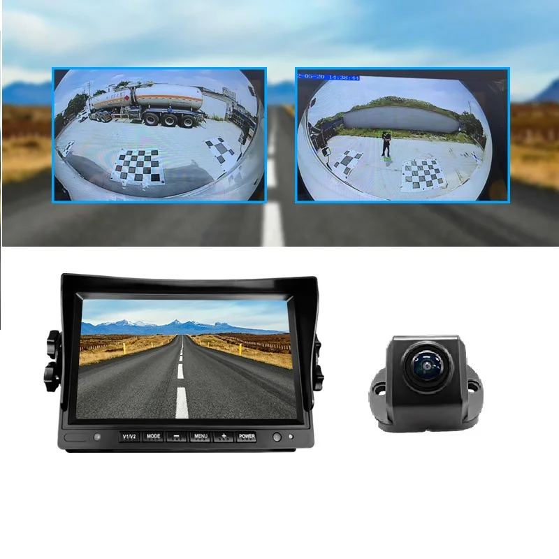 CareDrive achteruitrijcamera Waterdicht nachtzicht Groothoek achteruitrijcamera 4-pins connector RV Camper Truck Trailer