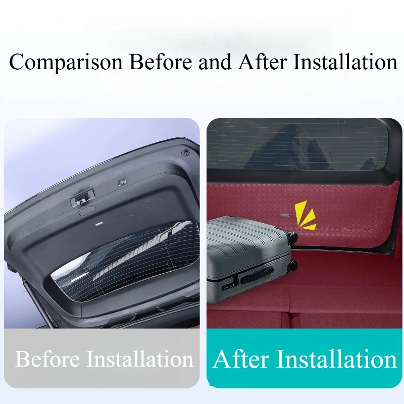 For NIO ES8/ES9 Trunk Anti‑Kick Mat Tailgate Anti‑Collision Anti‑Scratch Protective Pad Custom Precise Fit Interior Mod Car