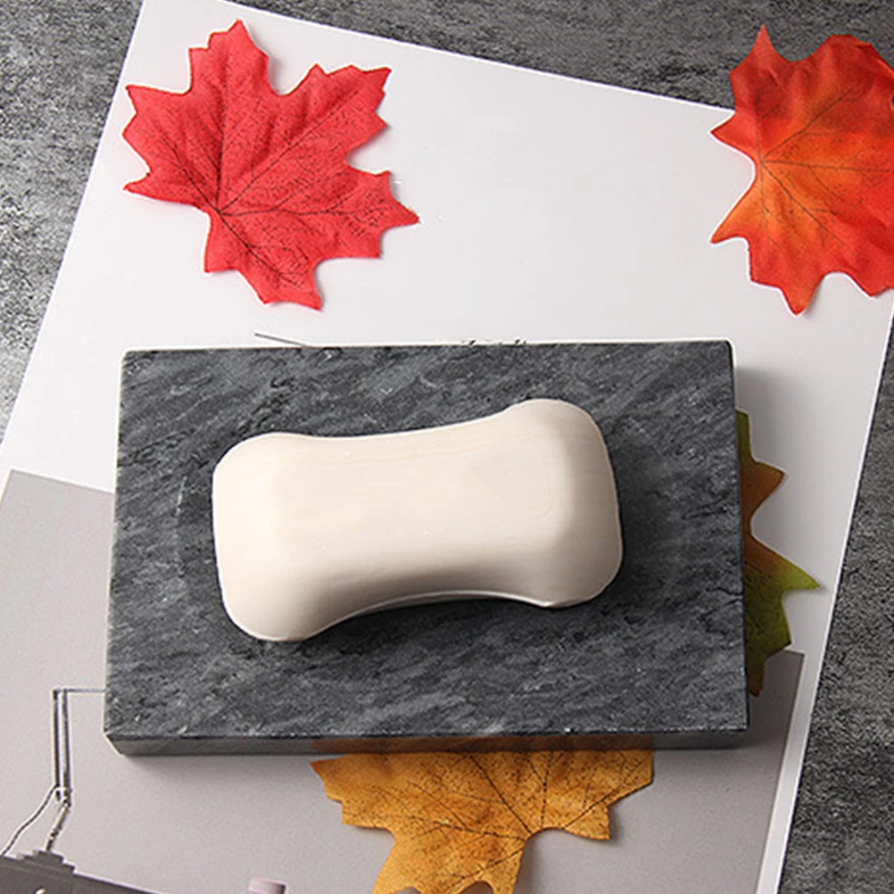 

Soap Dish Marble Box Creative Holder Draining Design Easy Clean Storage Solution For Shower Bathtub Counter Top Kitchen