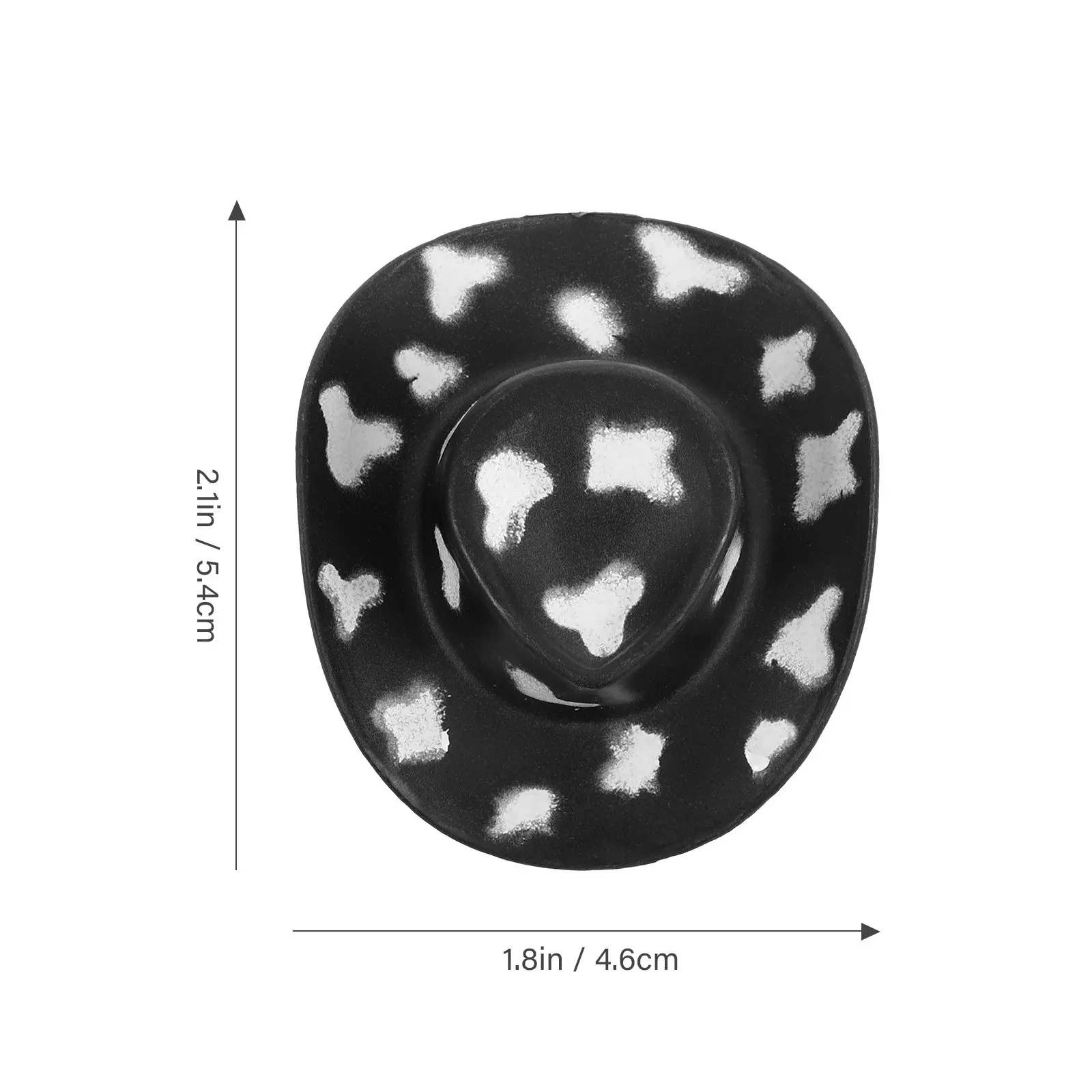 10 Piezas de Mini Sombreros de Vaquero, Accesorios de Estilo Occidental para Manualidades, Decoración, Recuerdos de Fiesta, Adornos para Pasteles, Decoración del Hogar