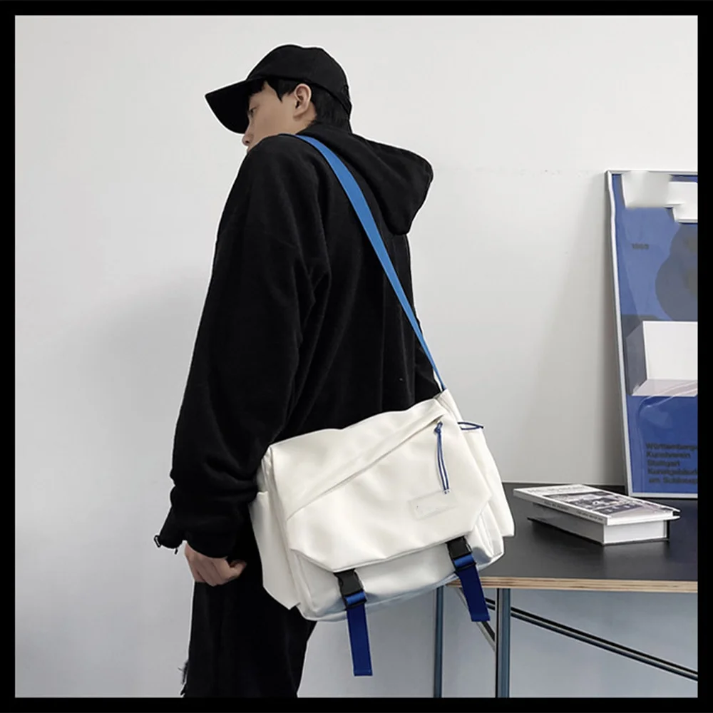 Sac à Bandoulière en Forme de Carillon pour Homme, Fonctionnel, Décontracté, dehors de Plein Air, Personnalisé, Vêtements de Travail à la Mode