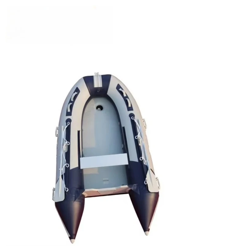 

3.6m 11.8ft Double Model Aluminum Air Deck Fishing Boat PVC Hypalon Material Outboard Engine Lake Sports Inflatable Drifting CE
