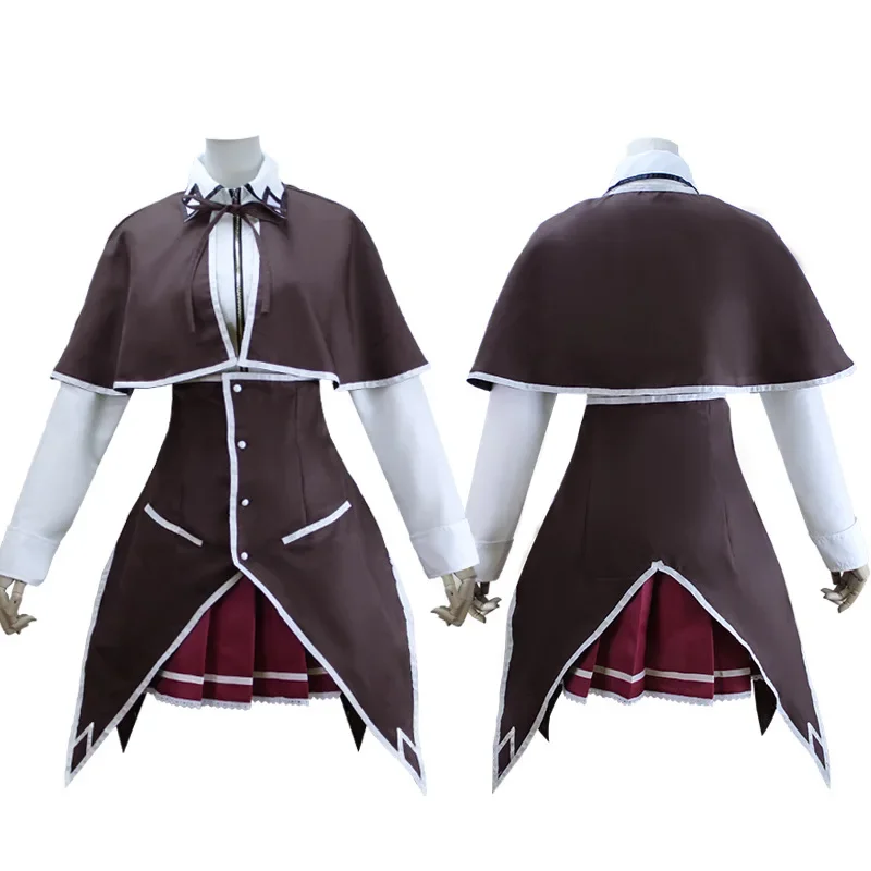 

Anime High School Cosplay Costume Cloak Top Skirt Adult Sexy Woman Child Uniform Hallowen Suit