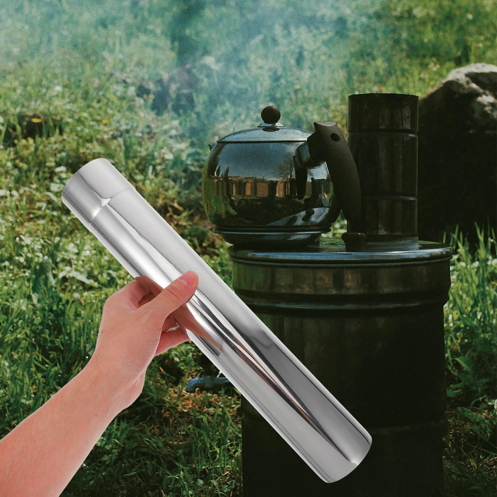 

Camping Stove Chimney Pipe Stainless Steel Efficient Exhaust for Hot Tents Easy Installation Outdoor Adventures
