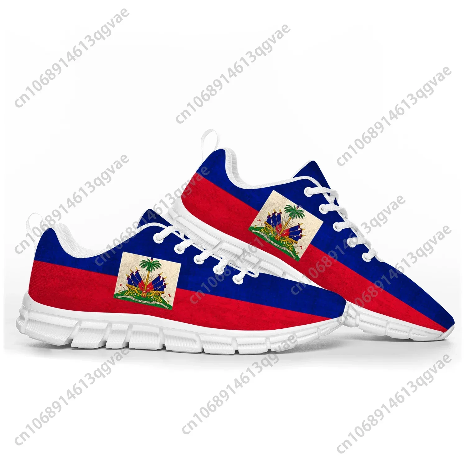 Haitian Flag Sports Shoes Mens Womens Teenager Kids Children Sneakers Haiti Casual Custom High Quality Couple Shoes