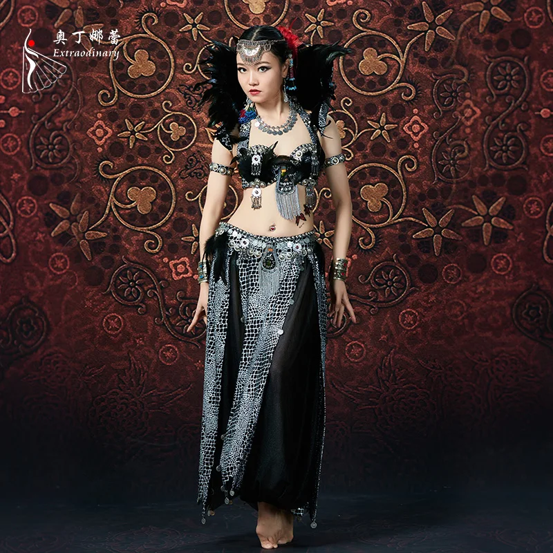 Extraordinary Professional Tribal Fusion Belly Dance Costume Vintage Carnival Samba Costumes