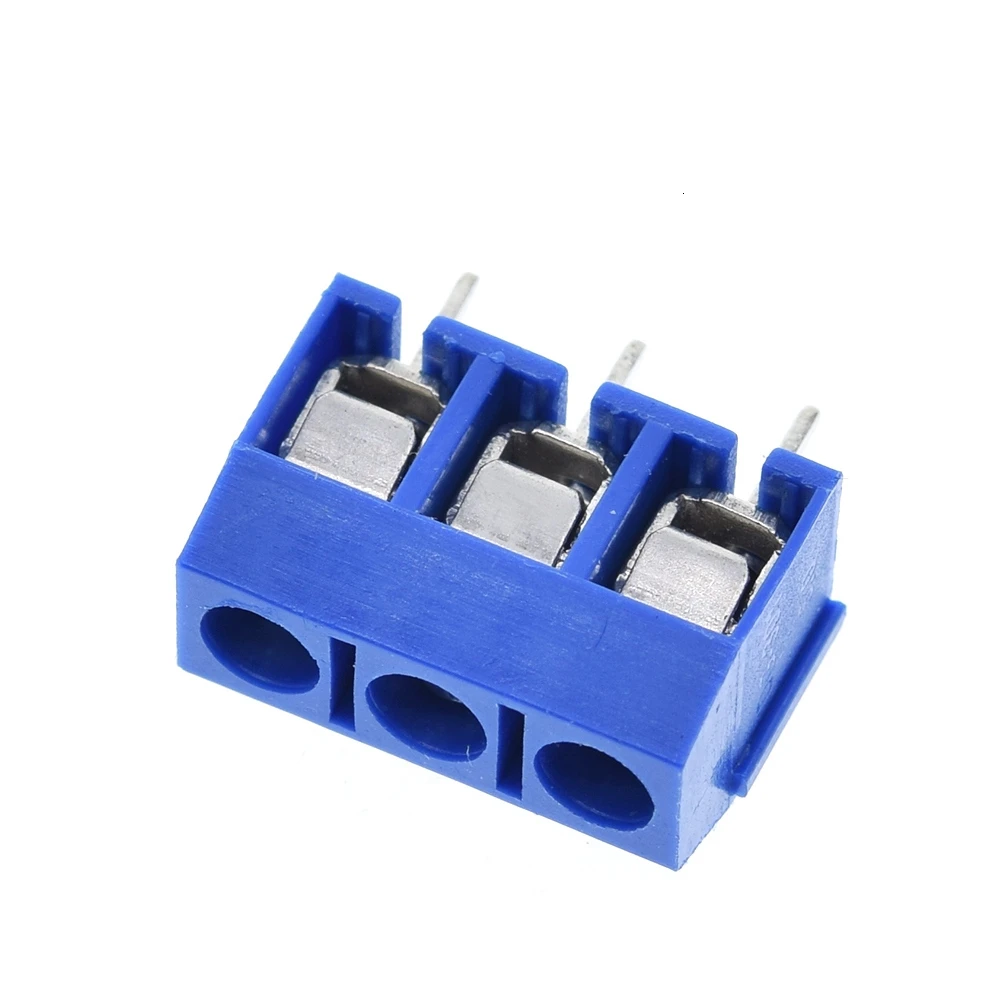 TZT 10/30/50 قطعة 3 دبوس محطات المسمار-حجب موصل 5 مللي متر الملعب 5.08-301-3P 301-3P 3pin للمكونات الإلكترونية TZT