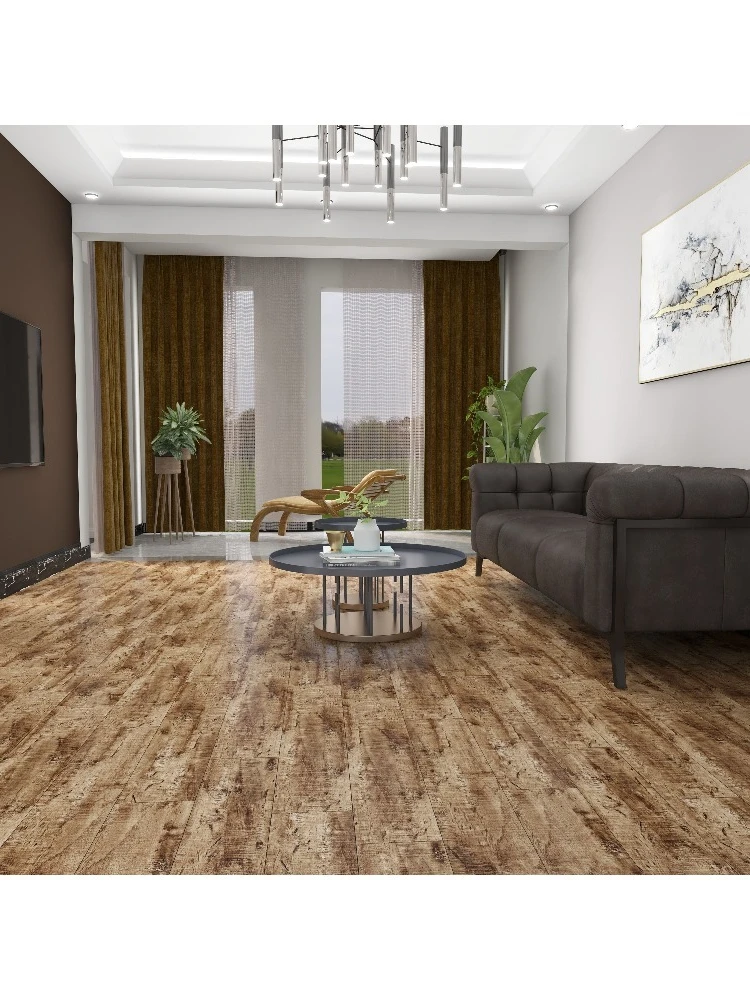 Customized version Modern 4-8mm EVA marble pattern PVC living room hard core SPC plastic floor