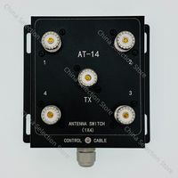 AT-14 4-Way Coax Remote Antenna Switch, Convenient Switching, 1.8MHz-60MHz 500W PEP