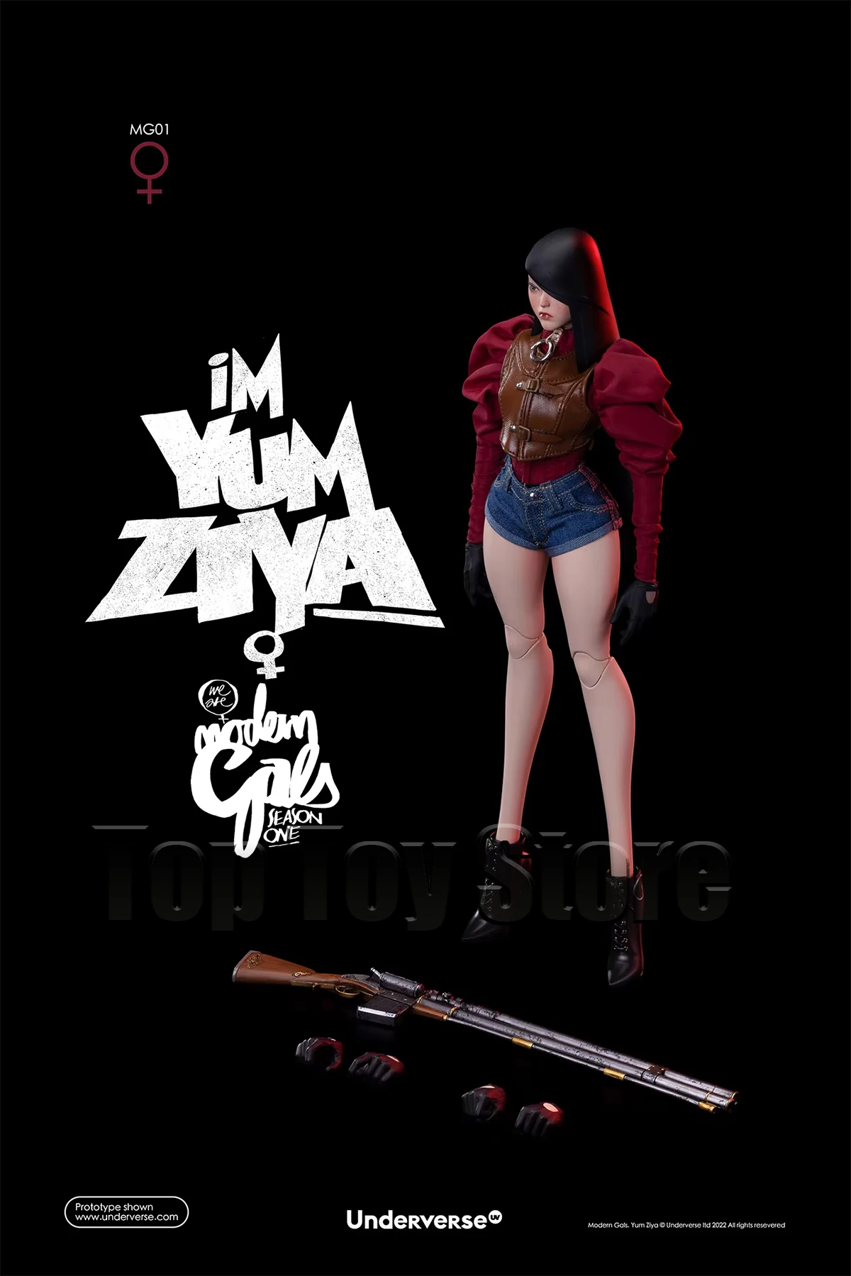 Underverse MODERN GALS Series YUM ZIYA 1/6 Collection Action