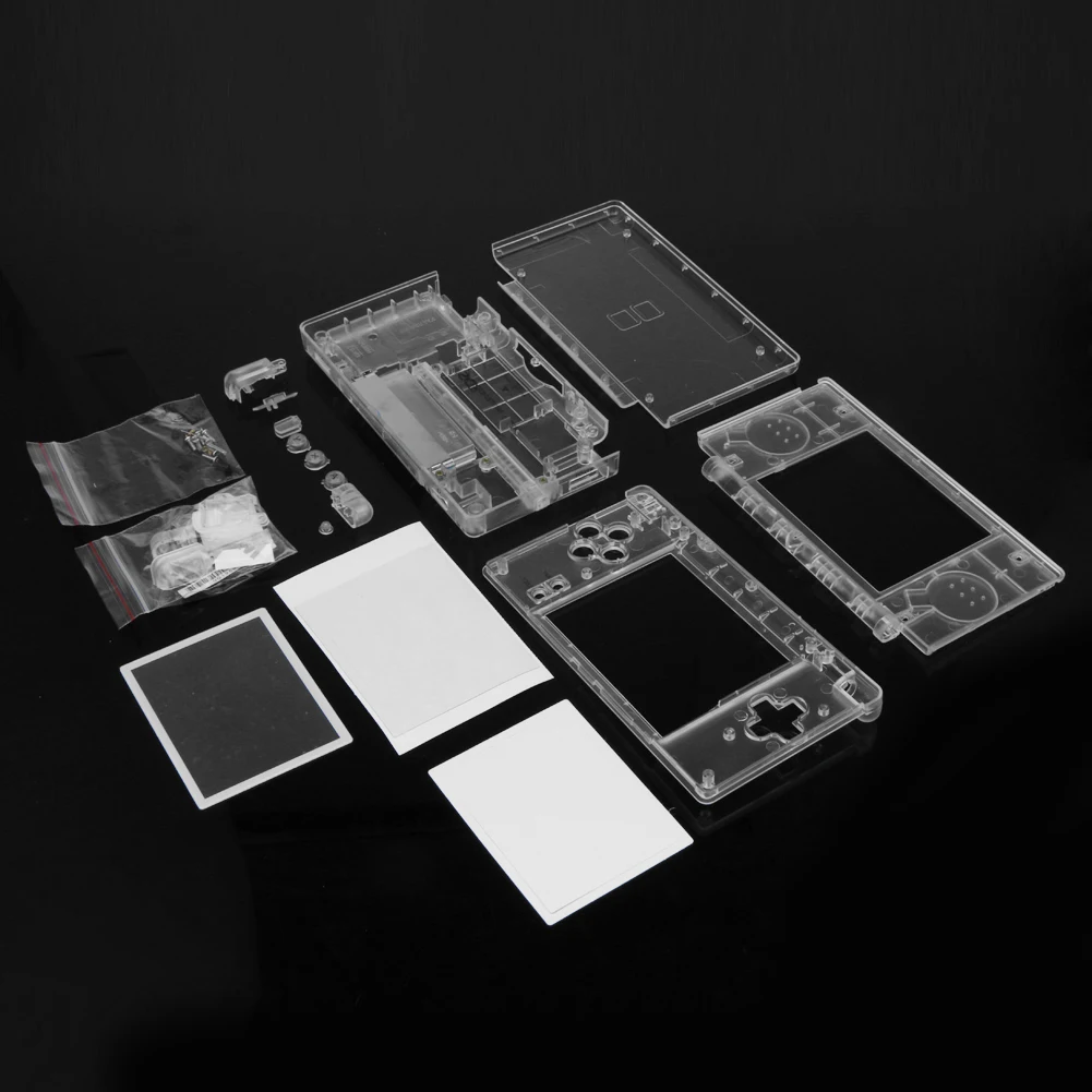 Shell Screen Lens Crystal Clear Full Housing Case Cover for DS Lite