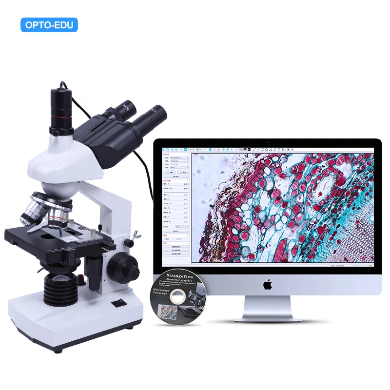 

OPTO- EDU A31.5121-T 5.0M Trinocular Usb Digital Biological Video Microscope Microscopio