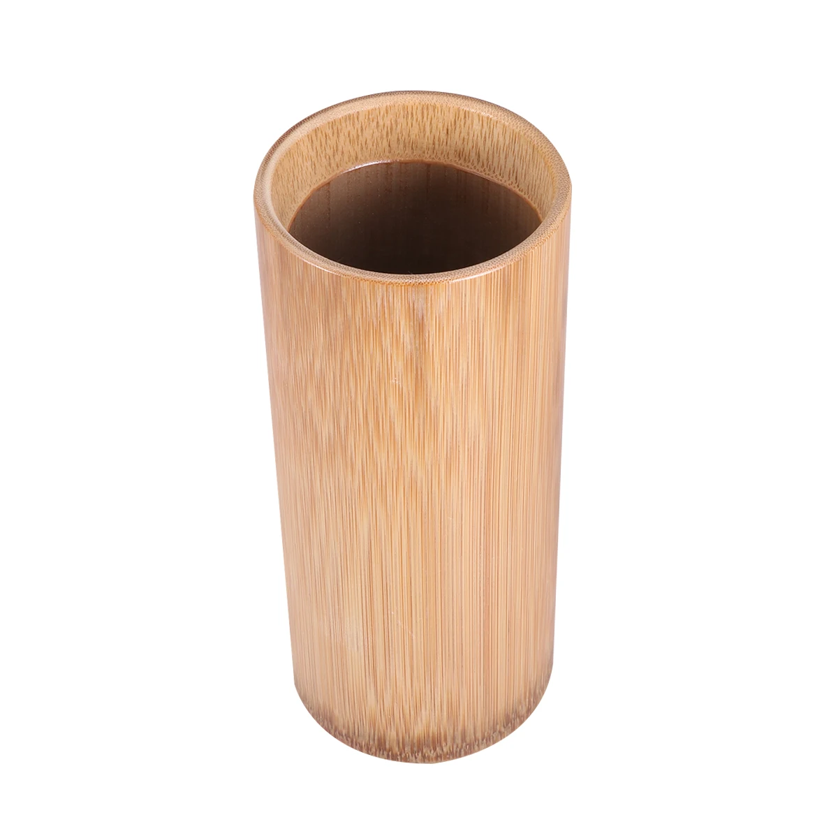 

Bamboo Chopsticks Storage Barrel 20 CM Cutlery Holder Wooden Box Containers Spoon Fork Organizer Kitchen Utensil Rack