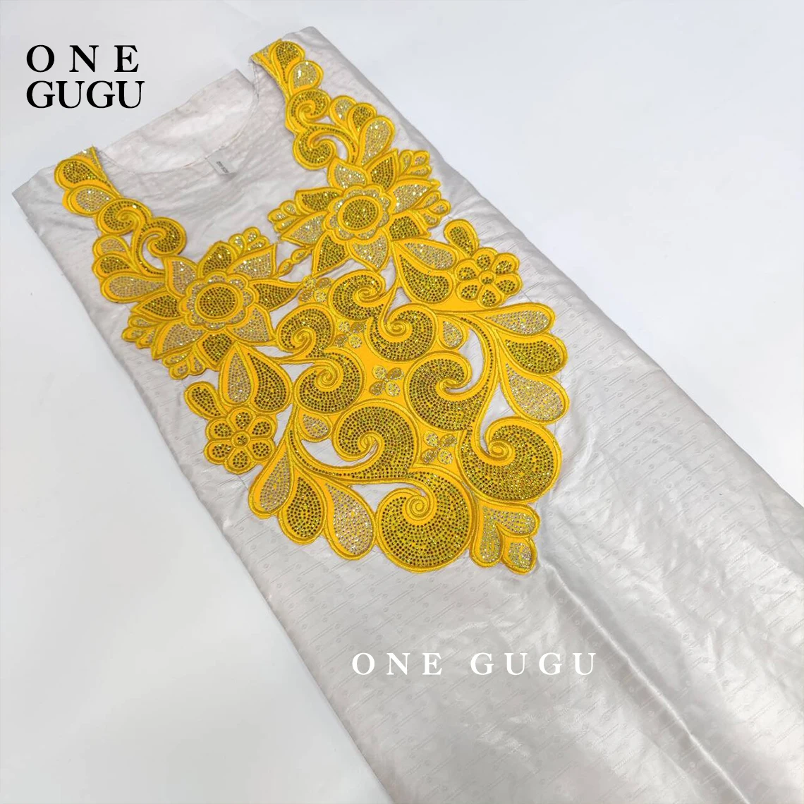 فستان زفاف نيجيري عالي الجودة أصلي لعام 2026 من Baizn Dashiki Boubou فستان زفاف أفريقي تقليدي بازان الثراء رداء طويل #4