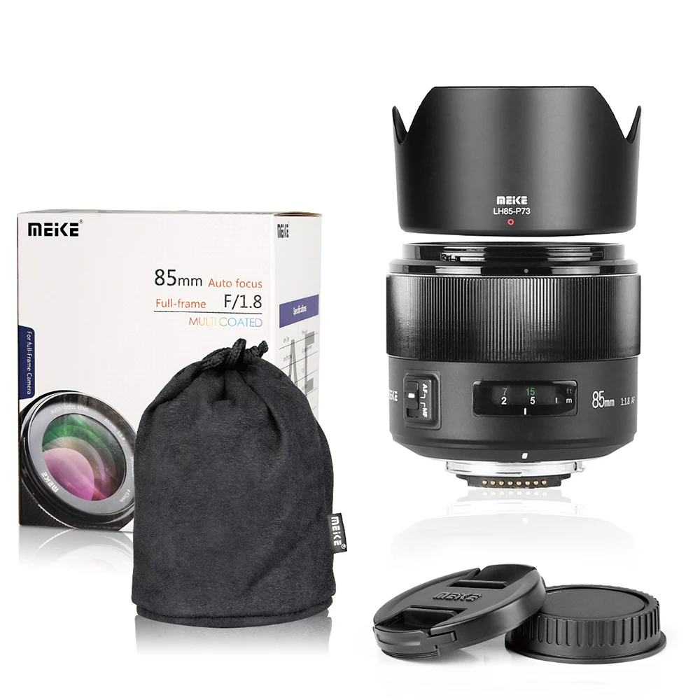 MEKE Meike MK-85mm F1.8 Large Aperture Full Frame Automatic Lens for Canon EF Mount DSLR Camera Bodies Such as 1D 5D3 5D4