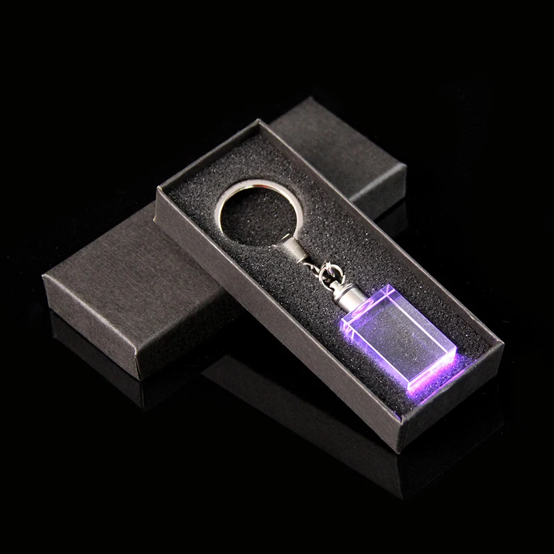 XTOOL Wholesale Square Heart Round Octagonal Blank K9 Shining Crystal Keychain for 3D Laser Engraving Crystal Pendants Ornaments