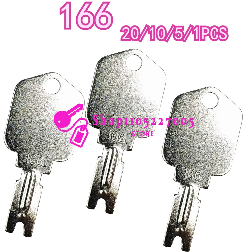 

20/10/5/1 шт. новые ключи зажигания для Clark Crown Gradall Gehl для Hyster Yale # 166