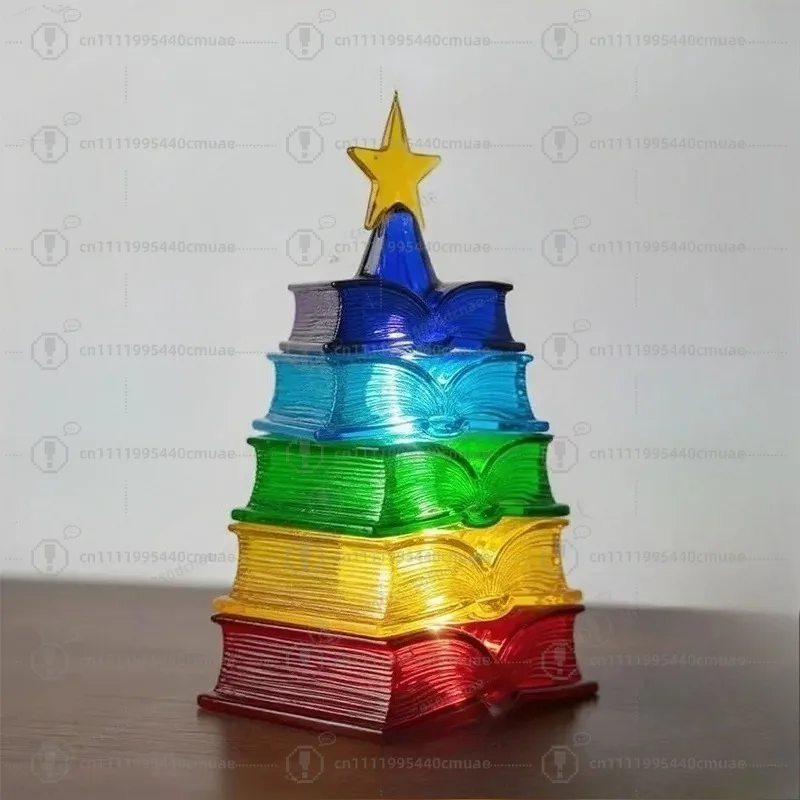 Cross-border new arrivals Amazon Christmas decorations stacked Christmas tree table ornaments Christmas toys small gifts view 2
