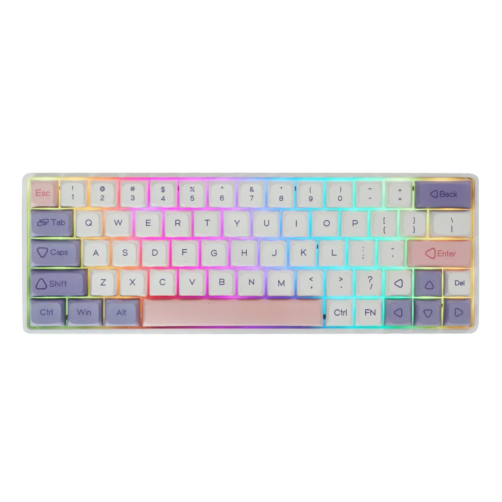 Hot Sale Epomaker EP64 64 Keys RGB Hot Swappable Wired Mechanical Gaming Keyboard mechanical keyboard keycaps kawaii key caps