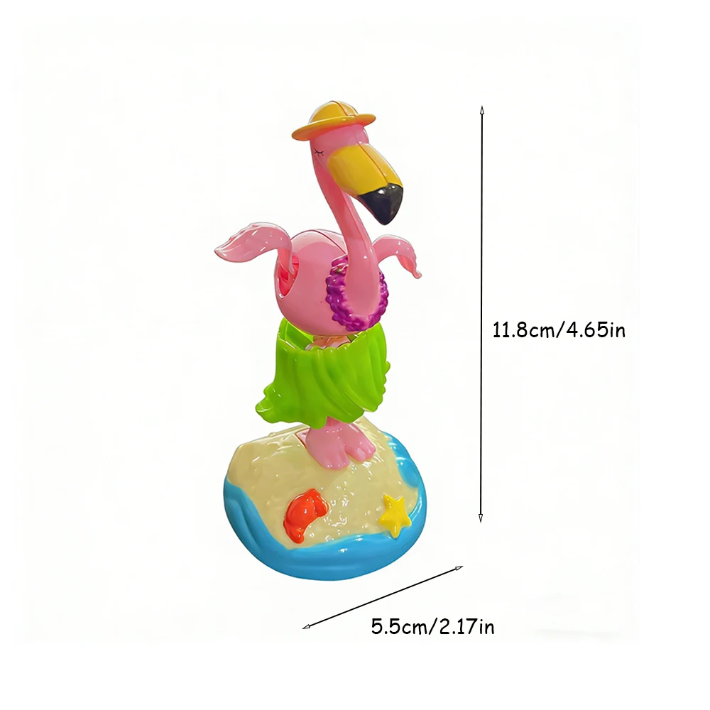 Car Ornament, Cute Flamingo Car Wobble / Nodding Ornament, Car Interior Decoration, Home Decor Ornament, Car Gift for Girls