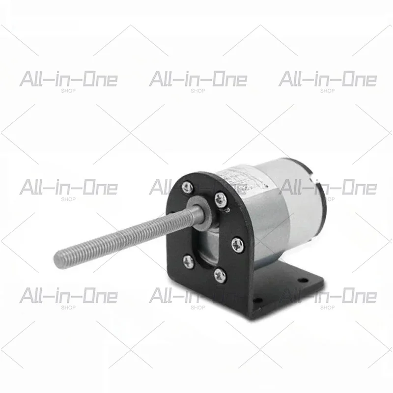 37-520 DC geared motor micro thread shaft 50mm long rod 12v24v positive and reverse rotation
