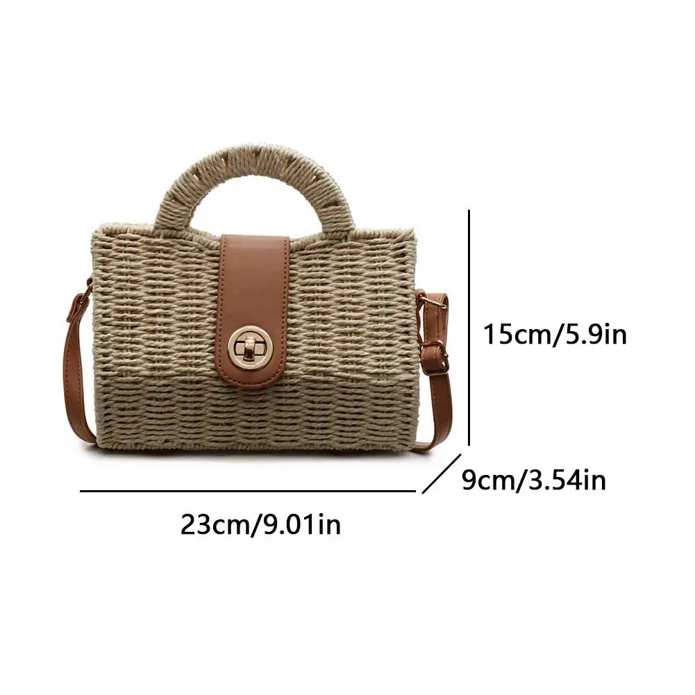 Mulheres slouchy tote bolsa grande capacidade tecelagem crossbody saco na moda saco do mensageiro trança saco de transporte verão praia saco