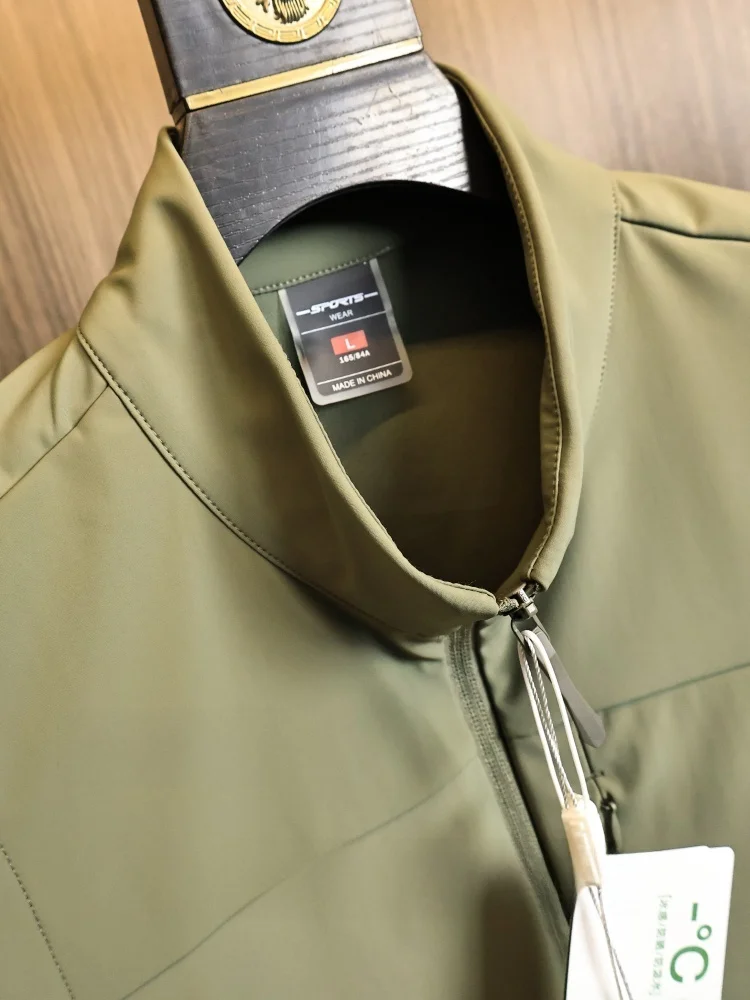 Three-Proof Water-Resistant Outdoor Men's Sports Vest 3D Tailoring Functional Stand Collar Spring Summer Casual Style