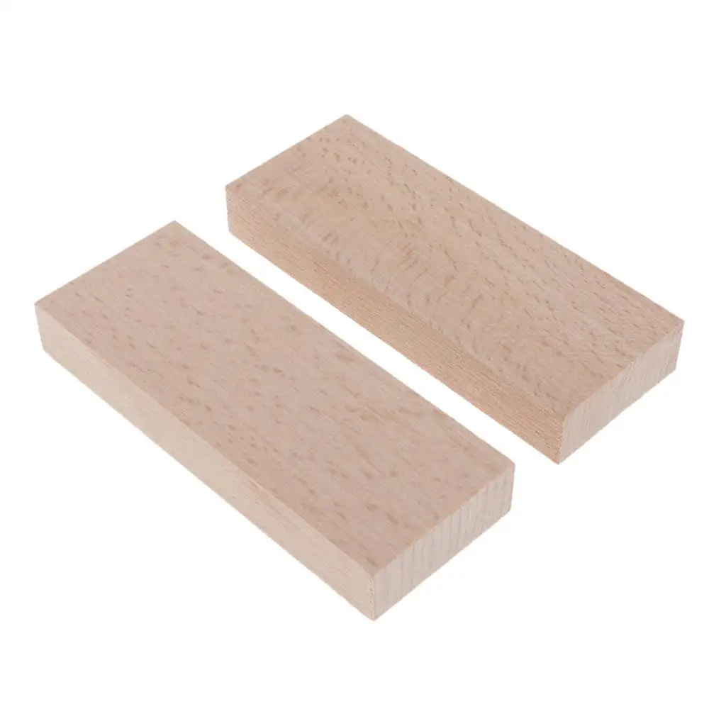 

2x2 шт. квадратный блок, необработанный дюбель из дерева, 15x40x105 мм