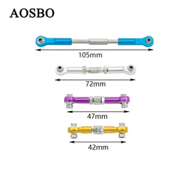 2 pezzi di ricambio per asta Servo di collegamento RC in lega di alluminio lavorata a CNC per aggiornamento auto HSP 94111 / 94188 RC