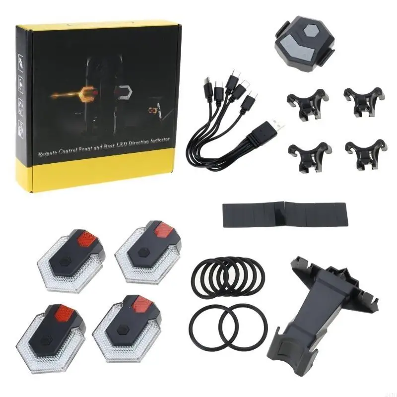 

Safety Warning Cycling Light Rechargeable for Smart Bike Taillight with Turn Sig