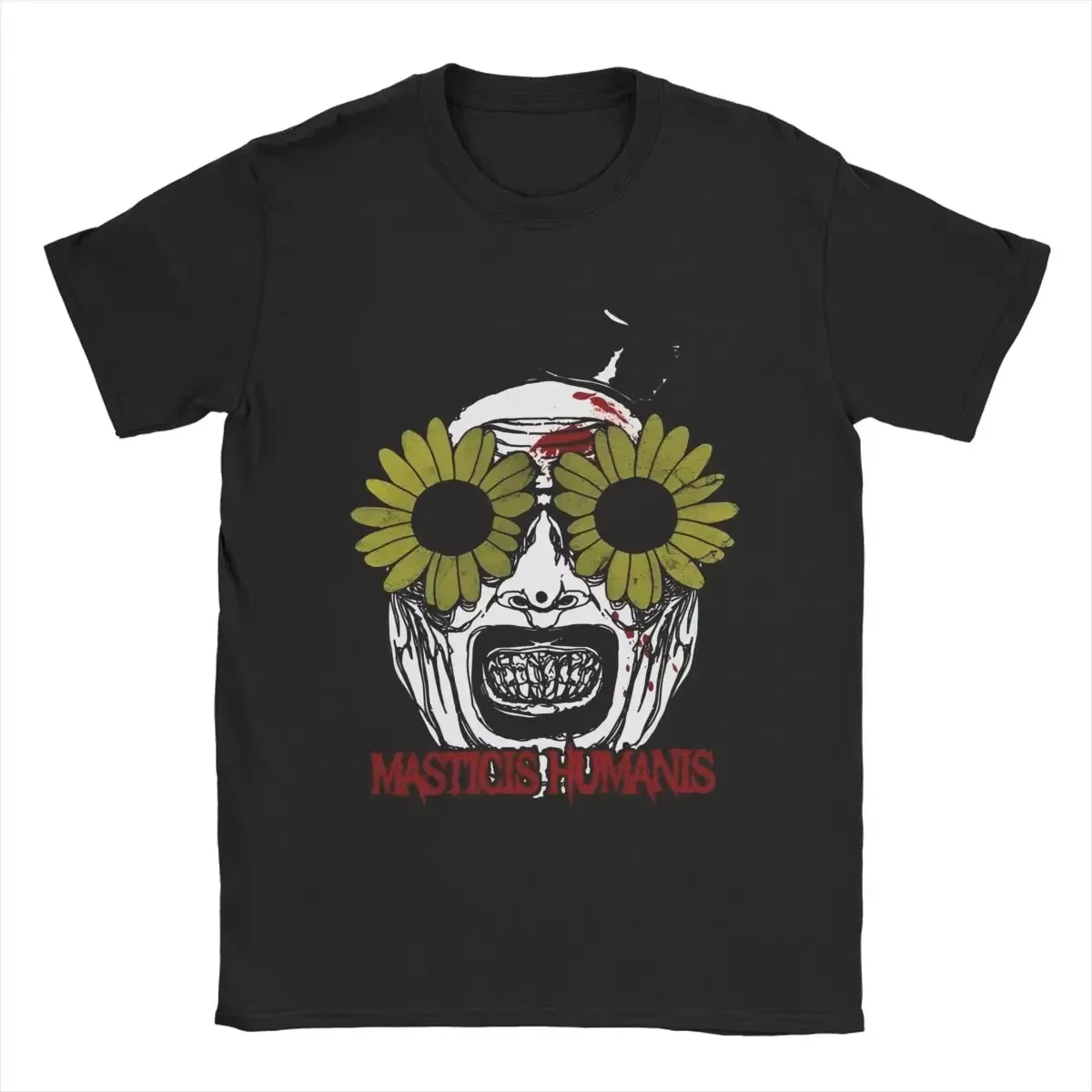 

Summer 2025 men's Santa Claus Art Clown Horror movie character graphic T-shirt short-sleeved clothing