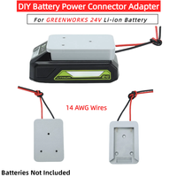 DIY Battery Power Adapter for GREENWORKS 24V Li-ion Battery  for 12 Gauge Robotics or Power Wheels Upgrade Provide Power Supply
