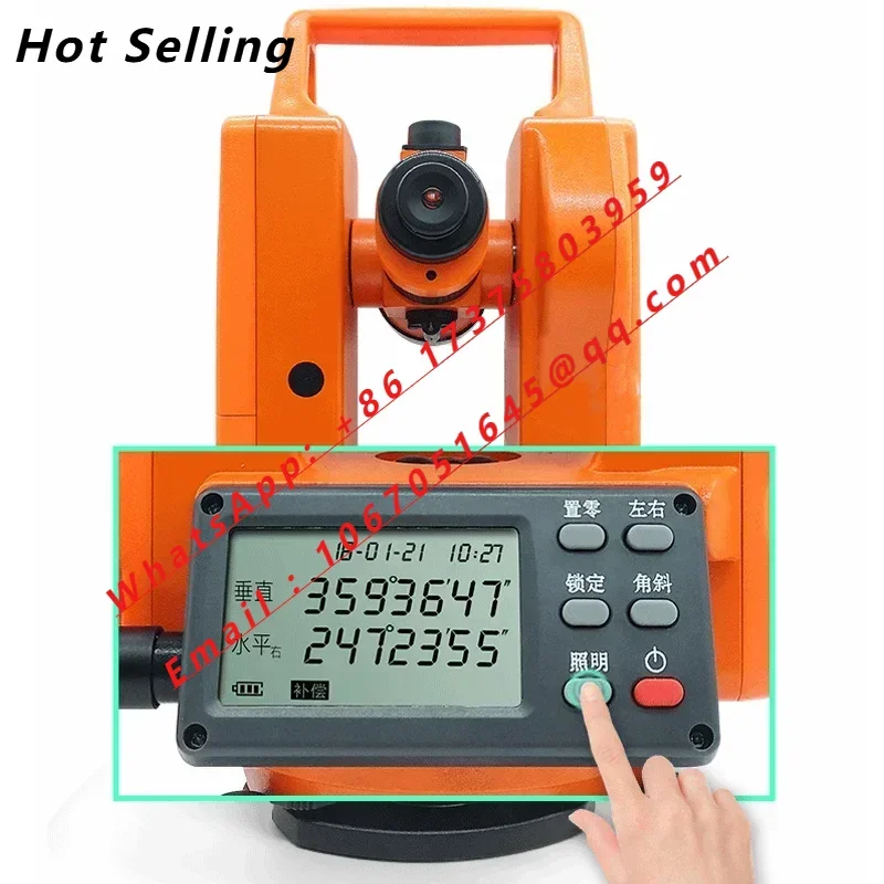 Double La ser Electronic Theodolite High Precision Building Engineering Decoration Measuring Tools Precision Mapping Instrument