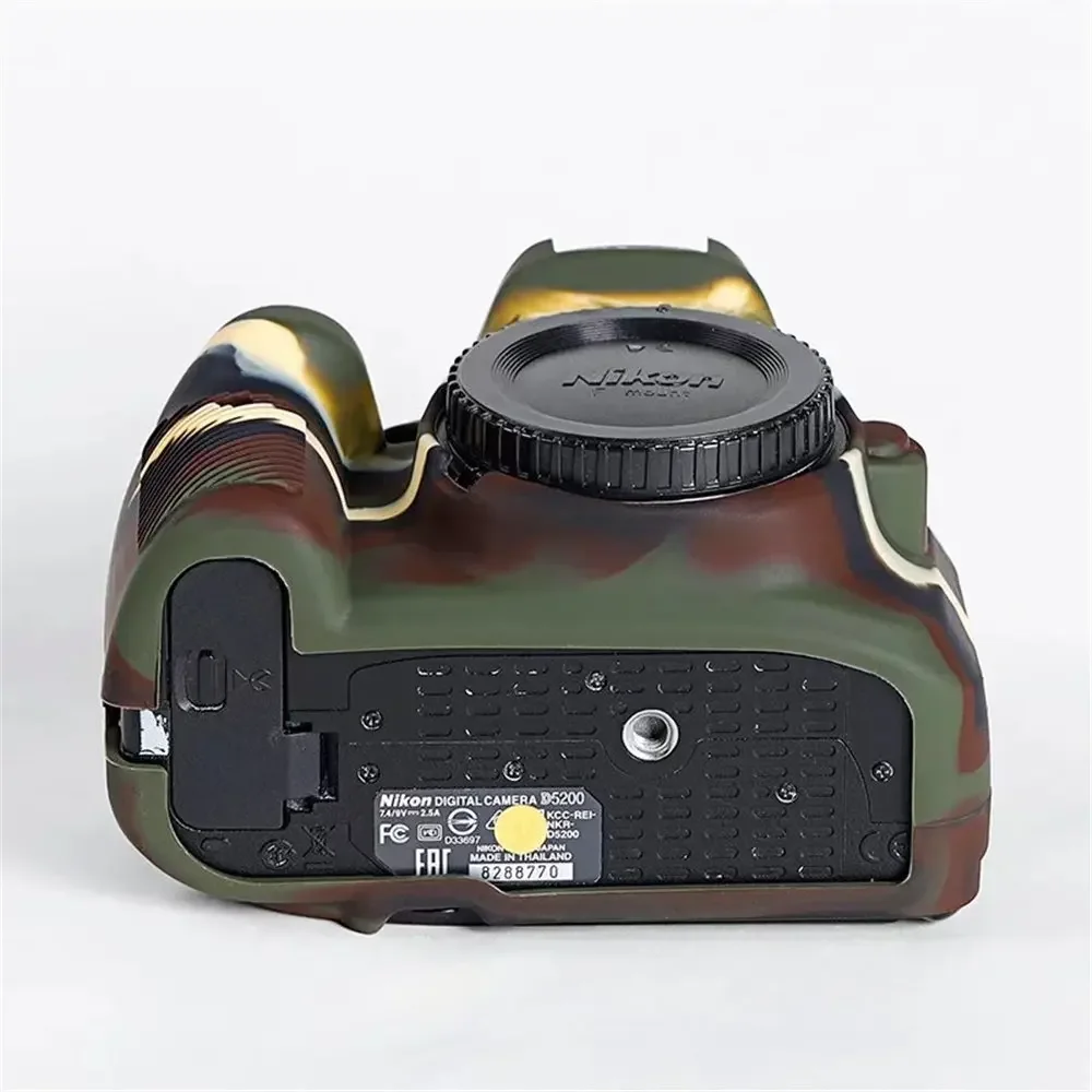 For Nikon D600 D610 D7100 D7200 D7000 D5500 D5600 D7500 D5300 D750 D5200 Soft Silicone Armor Camera Body Case Protective Cover