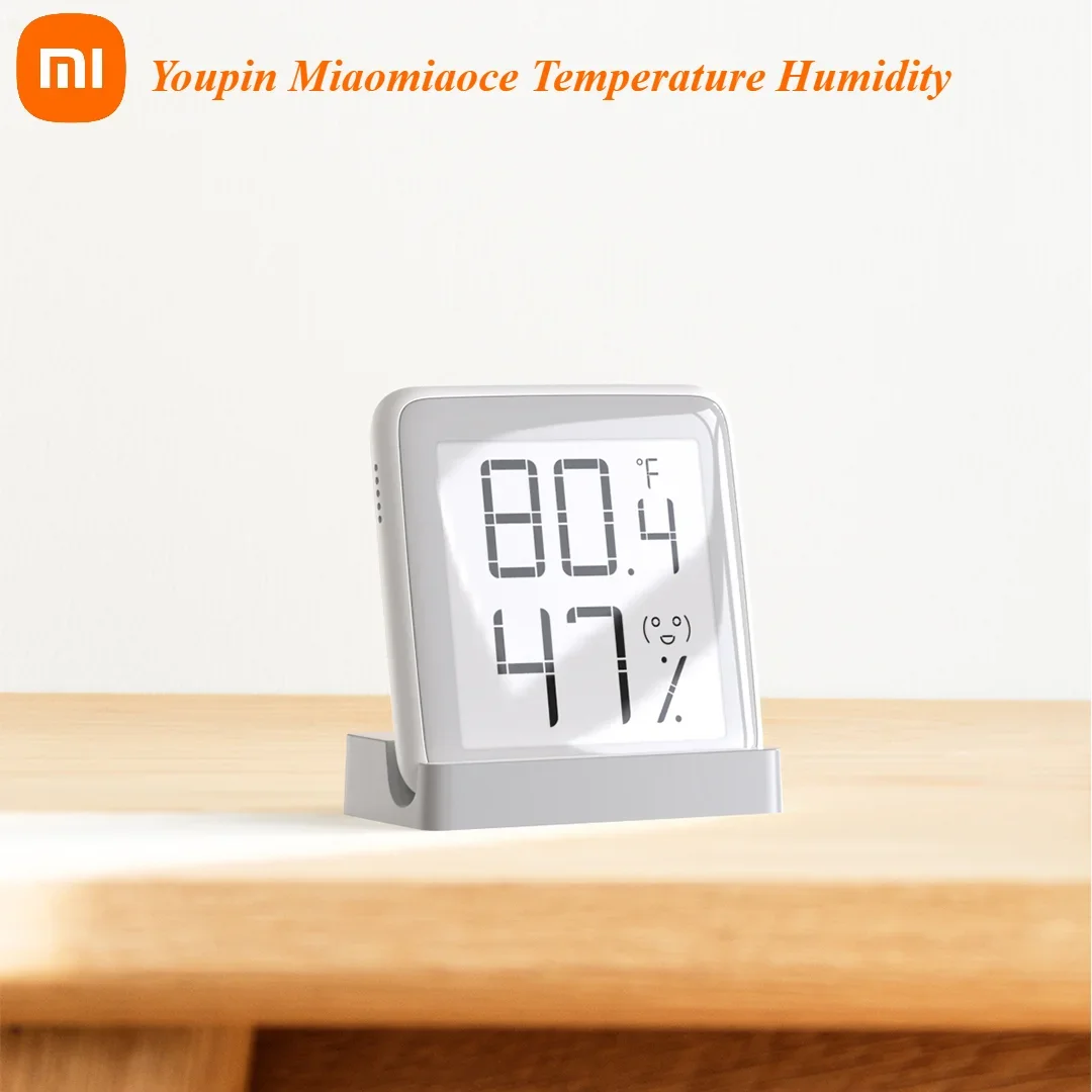 

Xiaomi Youpin Miaomiaoce Temperature Humidity Meter with Color Change Lcd Screen Moisture Meter Wireless Smart Temperature