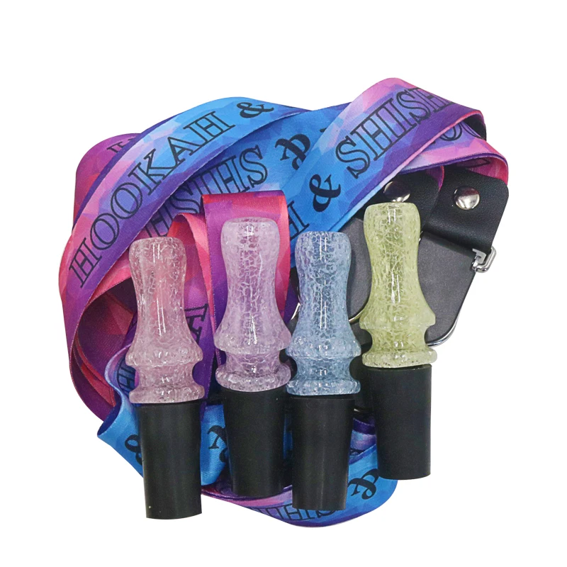 

Resin Hookah Mouthpieces Rope Strap Water Pipe Accessories For Sheesha Chicha Narguile Shisha Silicone Hang Rope Mouthtip